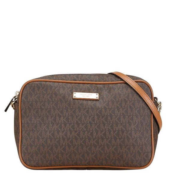 Michael Kors Handbags - Michael Kors MK Signature PVC Leather Shoulder Bag